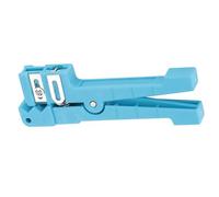 Karlak Pelacables de Fibra óptica Herramienta de Fibra óptica Pelacables Cuchillas Ajustables Agarre Cómodo 45-162 45-163 con Entrada Cubierta sin Mellas para Cable Coaxial (-163)