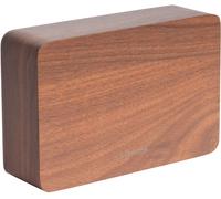 Karlsson – Despertador cuadrado – Madera oscura