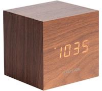 Karlsson - Despertador Mini Cubo - Madera - 8x8x8 cm