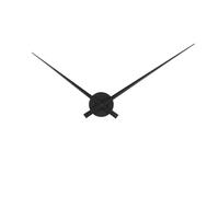 Karlsson KA450050 Little Big Time - Reloj de Pared de Aluminio, Color Negro