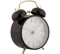 Karlsson KA6009BK, Reloj de mesa, Reloj digital, Redondo, Negro, Hierro, Funciona con pilas
