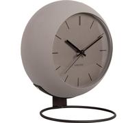 Karlsson - Reloj de mesa Nirvana Globe - Gris cálido oscuro