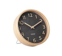 Karlsson - Reloj de mesa Pure - Negro - Ø18 cm