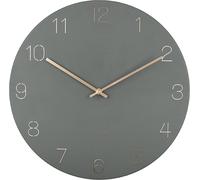 Karlsson – Reloj de pared colgante con números grabados – Color verde jungla