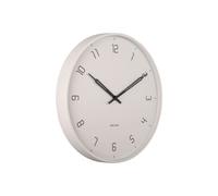 Karlsson - Reloj de pared, diseño Stark, color gris cálido
