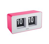 Karlsson Reloj de pared Funky Flip - Rosa luminoso - 7 x 17,7 x 9,2 cm