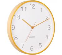 Karlsson - Reloj de pared Joy - Amarillo - Ø 40 cm
