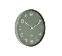 Karlsson - Reloj de Pared Lofty - Hierro - Verde Mate - Diámetro 40 x Profundidad 4,5 cm, KA5751GR