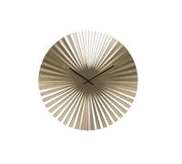 Karlsson Reloj de Pared Sensu - Oro - Ø 40 cm - Redondo - Acero - Reloj de Pared Moderno Salón -