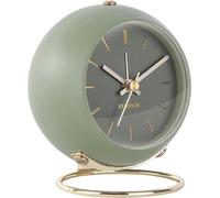 Karlsson - Reloj despertador Globe - Verde musgo - 9,5 x 10,5 x 7 cm