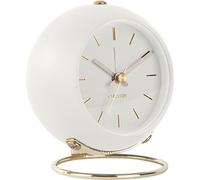 Karlsson - Reloj despertador tipo globo - Blanco - 9,5 x 10,5 x 7 cm