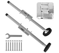 KARRYTON Niveladores de Escalera para escaleras Tipo II, I e IA de hasta 32 pies, con Patas de extensión Ajustables y roscadas Antideslizantes para escaleras y Todas Las Superficies, par (versión