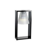 Light-Air Lámpara de Mesa Esculpida Negro/Cristal Negro