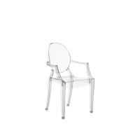 Kartell Lou Ghost - Silla Policarbonato, Cristal, 37 x 63 x 39 cm, Embalaje de 1