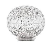 Kartell Planet Lámpara, Mini - con batería, Cristal, Ø 16 cm | Lampada Mini Planet Batteria Trasparente 09410/B4 Kartell - Ricaricabile e DimmerabileMini Planet Kartell: piccola lampada,
