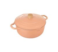 KASANOVA Cacerola Antiadherente Pot Art con Tapa Innovadora - Varios Colores, Apta para Inducción, Ideal para Guisos y Cocción Lenta (Rosa, 28 Cm)