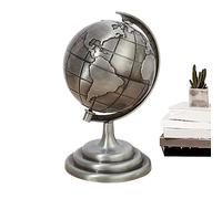 Kasmole Globo | Decoración Globo terráqueo Vintage - Globo Vintage, decoración Escritorio Moderna para estantería casera, decoración Escritorio Escolar