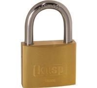 Kasp K12050SD - Candados de latón con Arco de Acero Inoxidable - 50 mm