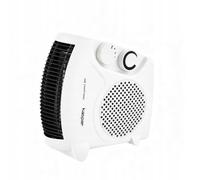 Kaspar Calefactor eléctrico pequeño 2000 W, 3 modos, termostato, color | 2 niveles de calor, nivel de frío como ventilador, termostato automático, protección antivuelco, protección contra