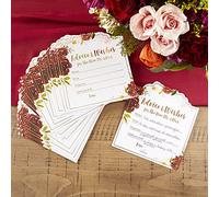Kate Aspen Tarjetas de consejos florales de rubor burdeos, talla única