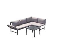 Katea Conjunto De Jardín Bajo Con Sofá Reclinable