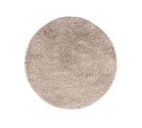 Kateha Alfombra Shaggy redonda White/grey. 220 cm