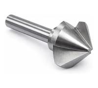 KATSU Broca Avellanadora 90 Grados 50mm Broca Cortadora de Chaflán de 3 Flautas HSS 6542 para Metal Acero Madera, Cortadora de Molino de Perforación de Posicionamiento 12740625