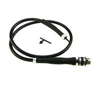 KATSU Eje de Extensión de Taladro Flexible con Portabrocas de Llave de 10mm, 55" de Largo, Adaptador de Accesorio de Herramienta Rotativa de Mini Amoladora Multiusos 105045