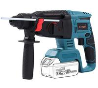 KATSU FIT-BAT 21V Martillo Perforador a Batería Brushless, 26mm Taladro de Martillo Perforador SDS Giratorio Inalámbrico con Motor Sin Escobillas, Sin Baterías ni Cargador
