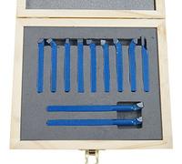 KATSU Juego de Herramientas de corte y torneado de torno, 11 piezas, cortador de soldadura de 6MM para tornos, ingeniería metalúrgica CNC