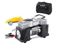 KATSU Tools 451714 - Bomba de compresor de aire para neumáticos de coche o furgoneta, 12 V, gran volumen, multicolor