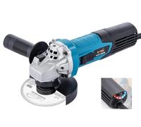 KATSU Tools Amoladora angular con cable de 115 mm y 750 W, cuerpo delgado, velocidad variable, para mampostería, hormigón, baldosas, metal, acero, pulido y pulido 100186