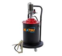 KATSU Tools Bomba de Grasa Neumática 20L Bomba de Engrase con Aire a Presión Dispensador de Pistola de Grasa de Aire Portátil con 12ft Manguera, 450 Bar, para Maquinaria de Automóviles y Camiones