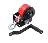 KATSU Tools Cabrestante Manual 600lbs 270kg con Correa de Poliéster de 6m, para Remolques de Barco, Caravanas y Uso Marino 325920