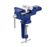 KATSU Tools Tornillo de banco portátil de 3.2 pulgadas con mordazas de nailon, base giratoria