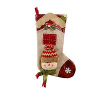 Katutude Medias de Navidad para colgar, calcetín de Navidad para colgar, calcetín de Navidad, Papá Noel, muñeco de nieve, reno para colgar, bolsas de regalo, adornos para árbol de Navidad