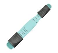 Kavolet Cucharadita Cuchara Medidora Cucharadita Medida Cuchara Medidora Ajustable Mililitro Gramo Escala Transparente Material Antiadherente con Resistencia Al Calor (de 8 escalas)