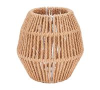 Kavolet Pantalla de Lámpara de Cuerda Papel, Cubierta Lámpara Decorativa con Pantalla Tejida, Compatible con Base E27 E14, Adecuada para Lámparas Colgantes Piso Mesa,