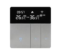 Kavolet Termostato inteligente WiFi para caldera de gas, termostato digital programable con pantalla LCD, aplicación y control de voz, regulador de temperatura constante, anticongelante