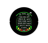 Kavolet WiFi Detector de Dióxido de Carbono PM2.5 Tester Pantalla a Color Portátil, Uso Doméstico (Versión básica)