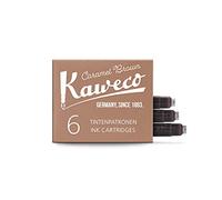 Kaweco 10000259 - Cartuchos de tinta (6 unidades), color marrón