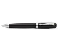 Kaweco Bolígrafo de Bolsillo Negro Con Caja de Regalo de Metal - Diseño Nostálgico, Grosor de Trazo 1 mm, Giratorio, 13 cm