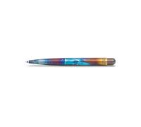 Kaweco LILIPUT Fireblue I Exclusivo Kuli para minas estándar D1, incluye caja de metal retro, bolígrafo de metal