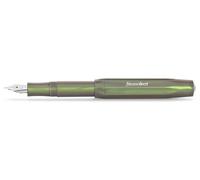 Kaweco LUNAR SPORT Pluma estilográfica Shadow Green I Pluma de reserva premium con plumín de acero para cartuchos de tinta 13 cm I Plumín: EF (extra fino)