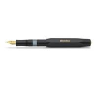 Kaweco PISTON SPORT CLASSIC - Pluma estilográfica de plástico de con ventana de tinta transparente, relleno de pistón exclusivo de 13 cm, plumín fino