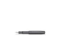 KAWECO Pluma estilográfica Al Sport 0,9 mm Raw Medium plata