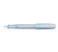 Kaweco Pluma estilográfica PERKEO Iridescente Perla I Pluma estilográfica escolar premium para cartuchos de tinta I Pluma de reservorio para principiantes con escritura soportada 15,5 cm I Pluma: F