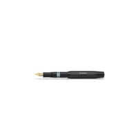 KAWECO Pluma estilográfica Piston Sport Classic Black/Gold M negro