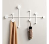 Kazai. 'Sval' | Perchero de Pared Elegante y Moderno | Ideal para Entrada y Recibidor | Solución de Almacenamiento Estilosa | Diseño Exclusivo de Berlín | Blanco