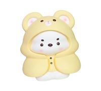 Kdjuope Hucha Oso Banco de Dinero Estatua Vinilo Ornamento Animal Tarro Coleccionable Adecuado para Niñas Niños Dormitorios Sala Decoración del Hogar Y Rincón, Impermeable, Individual